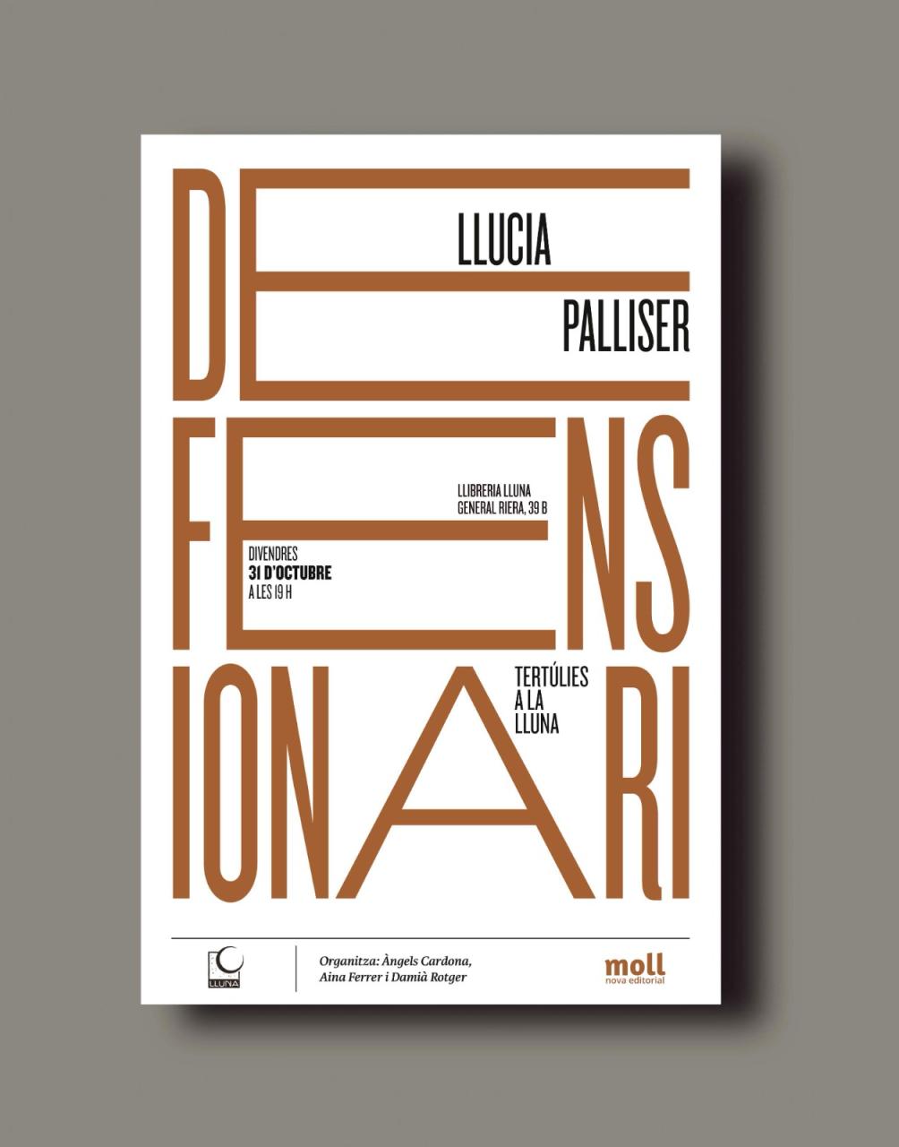 Tertúlia poètica d’octubre a la llibreria Lluna dedicada a ‘Defensionari’ de la menorquina Llucia Palliser Santana