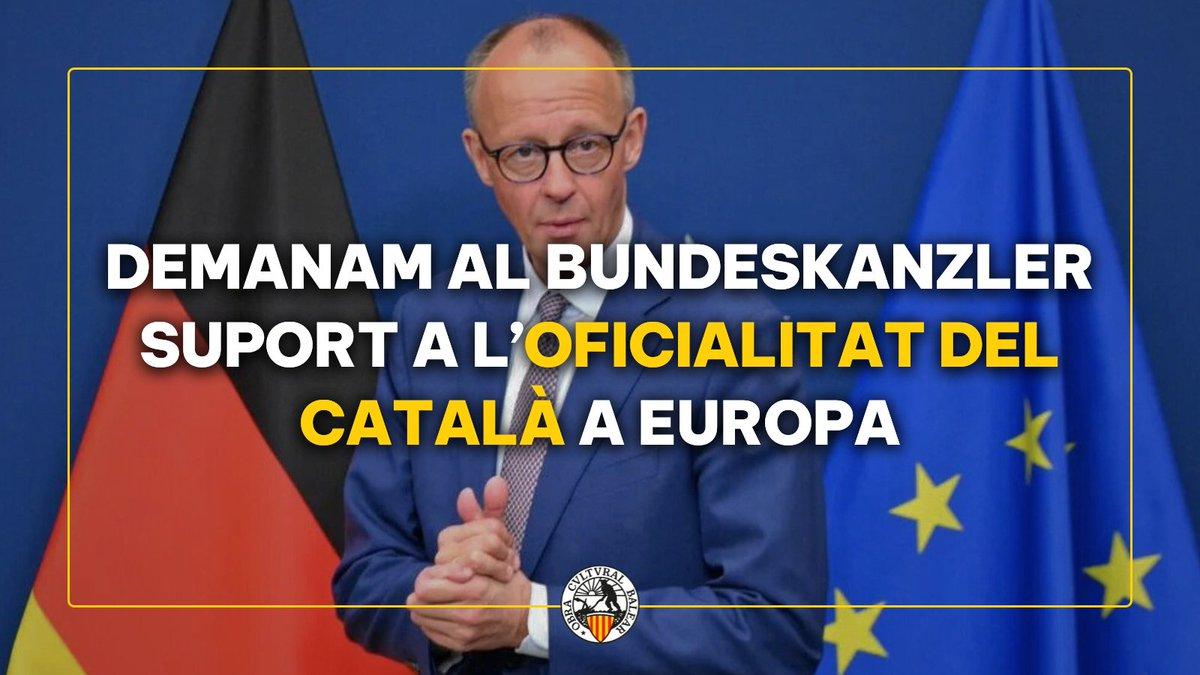 El president de l’OCB aprofita la visita de Friedich Merz a Mallorca per demanar-li suport a l’oficialitat del català a Europa