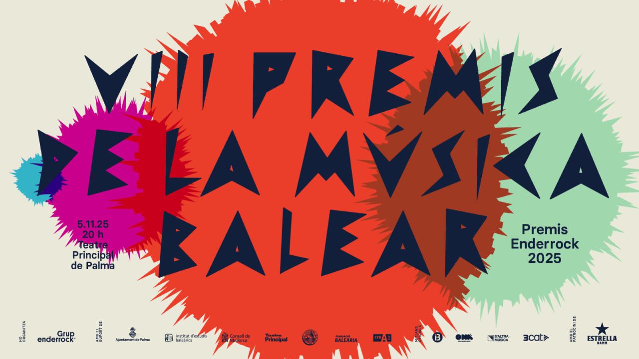 Aquest dimecres vespre: Premis Enderrock de la Música Balear