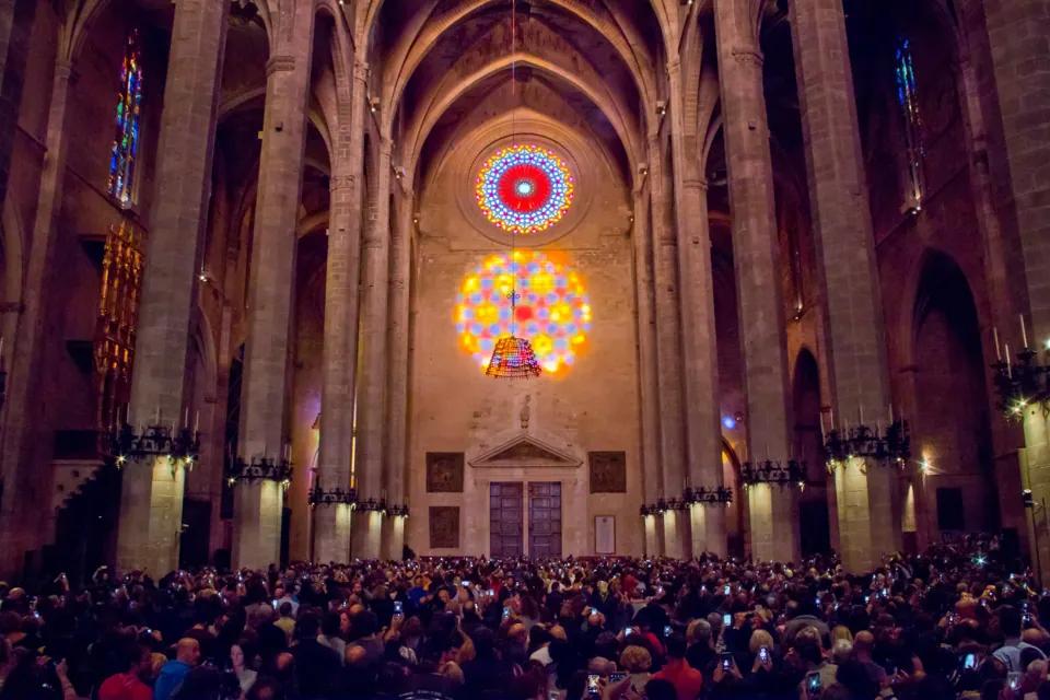 El proper 11/11 es podrà viure, a la Seu de Mallorca, la Festa de la Llum, un fenomen lumínic únic a Europa