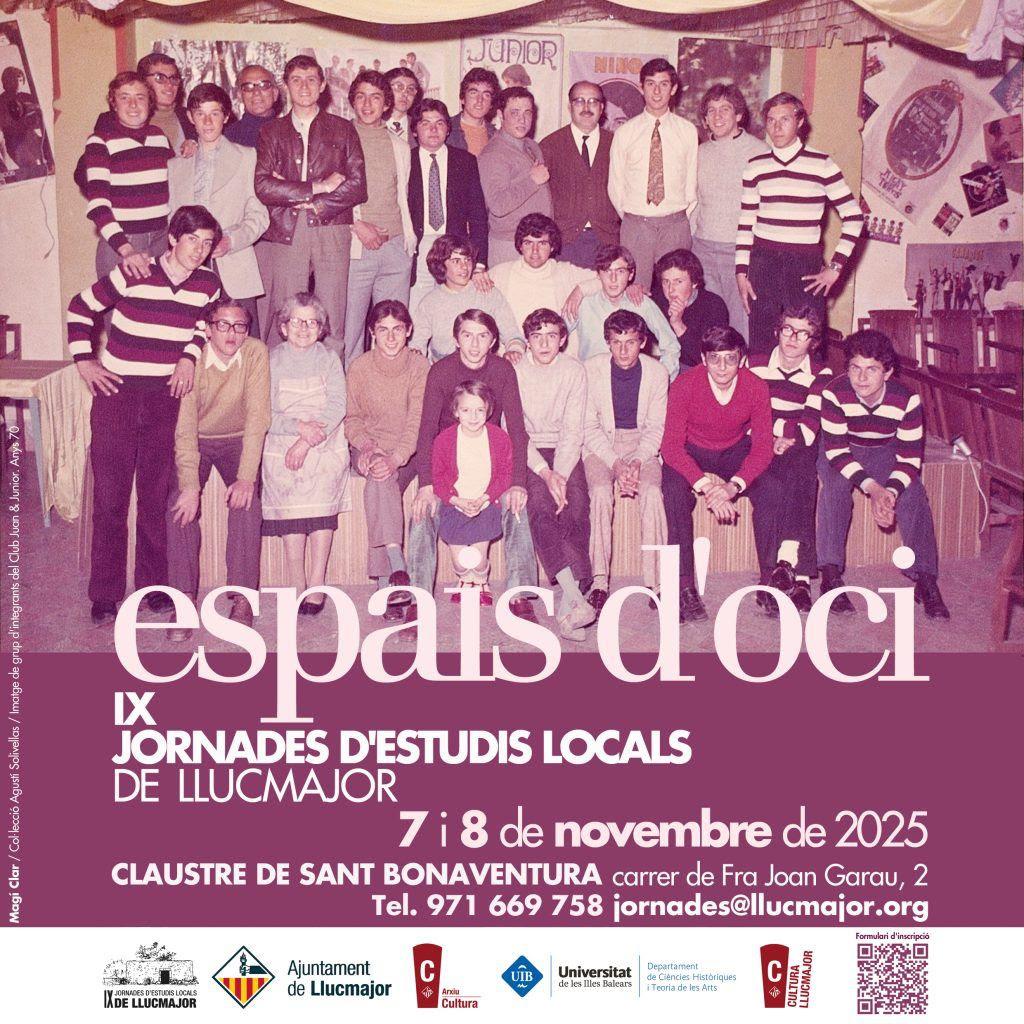 Llucmajor celebra les IX Jornades d’Estudis Locals del Municipi amb 21 comunicacions i una conferència inaugural dedicada al cinema