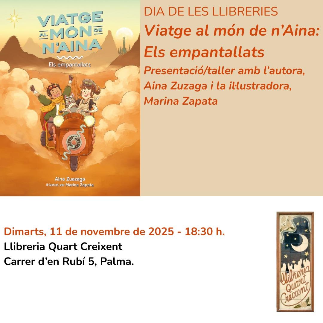 ‘Viatge al món de n’Aina: Els empantallats’ d’Aina Zuazaga a Quart Creixent