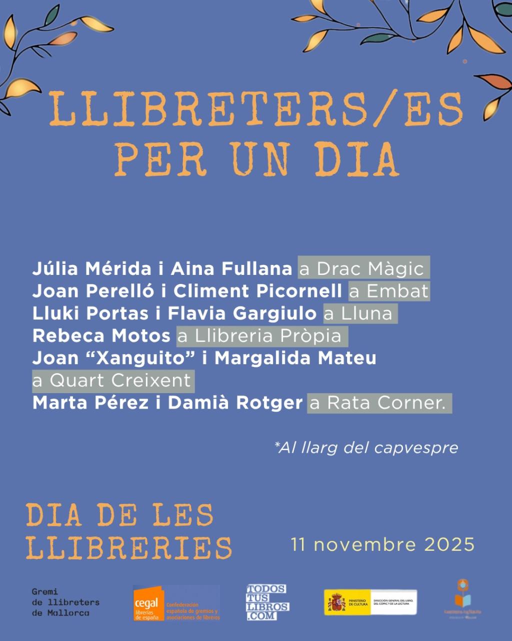 Llibreters per un dia a Palma