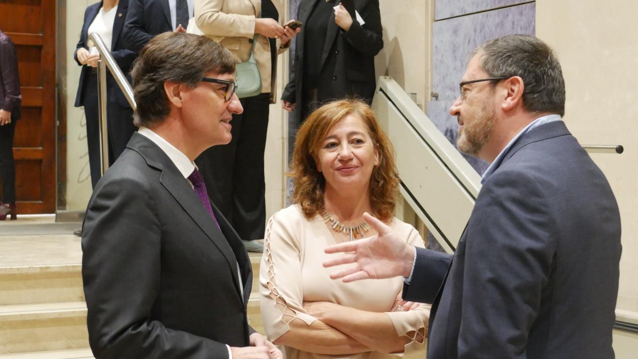 Salvador Illa i Francina Armengol visiten Can Alcover