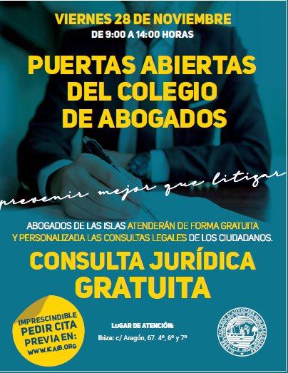 El Col·legi d’Advocats de les Balears organitza una nova Jornada de Portes Obertes el 28 de novembre