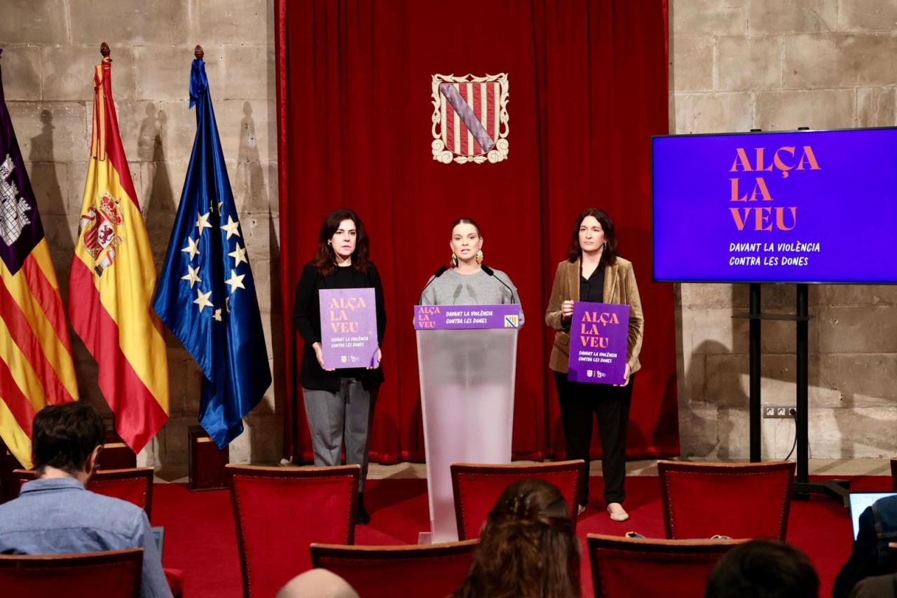 El Govern convida a «alçar la veu» davant la violència contra les dones
