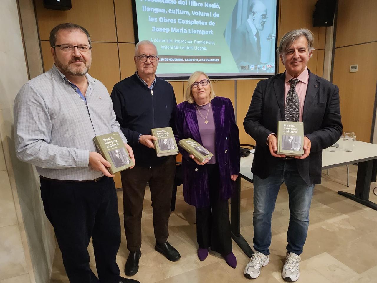 Presentació magistral de les Obres Completes de Josep Maria Llompart