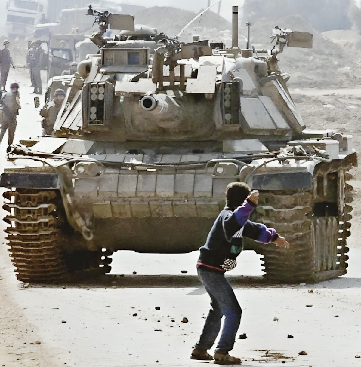 Una entre tantes fotografies de la resistència palestina