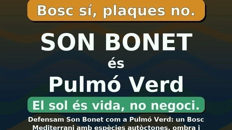 Son Bonet Pulmó Verd fa una crida a acudir al ple de l’Ajuntament de Marratxí per a demanar transparència