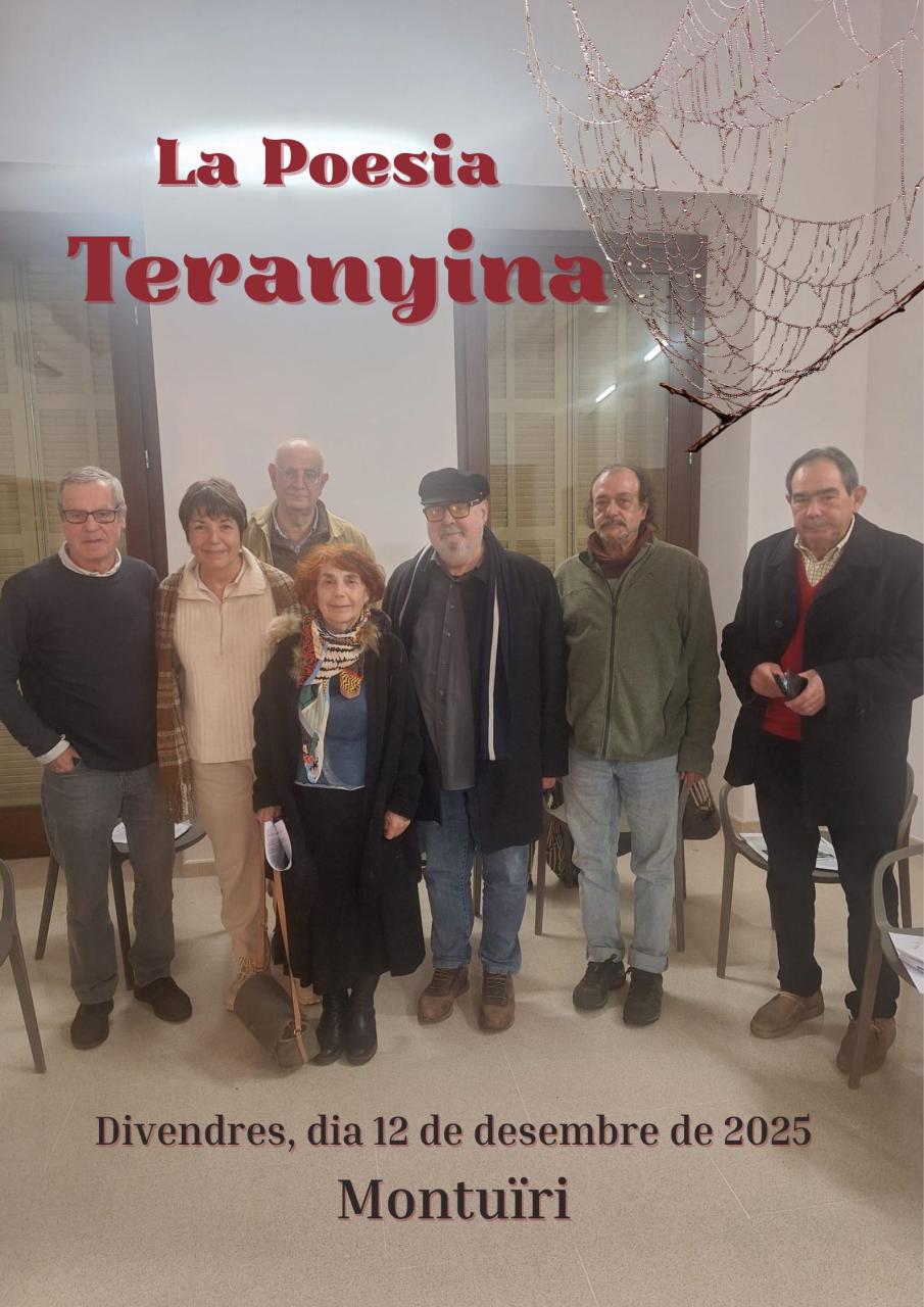 ‘La Poesia Teranyina’ de Montuïri enfocada als místics, als escèptics i a la literatura religiosa