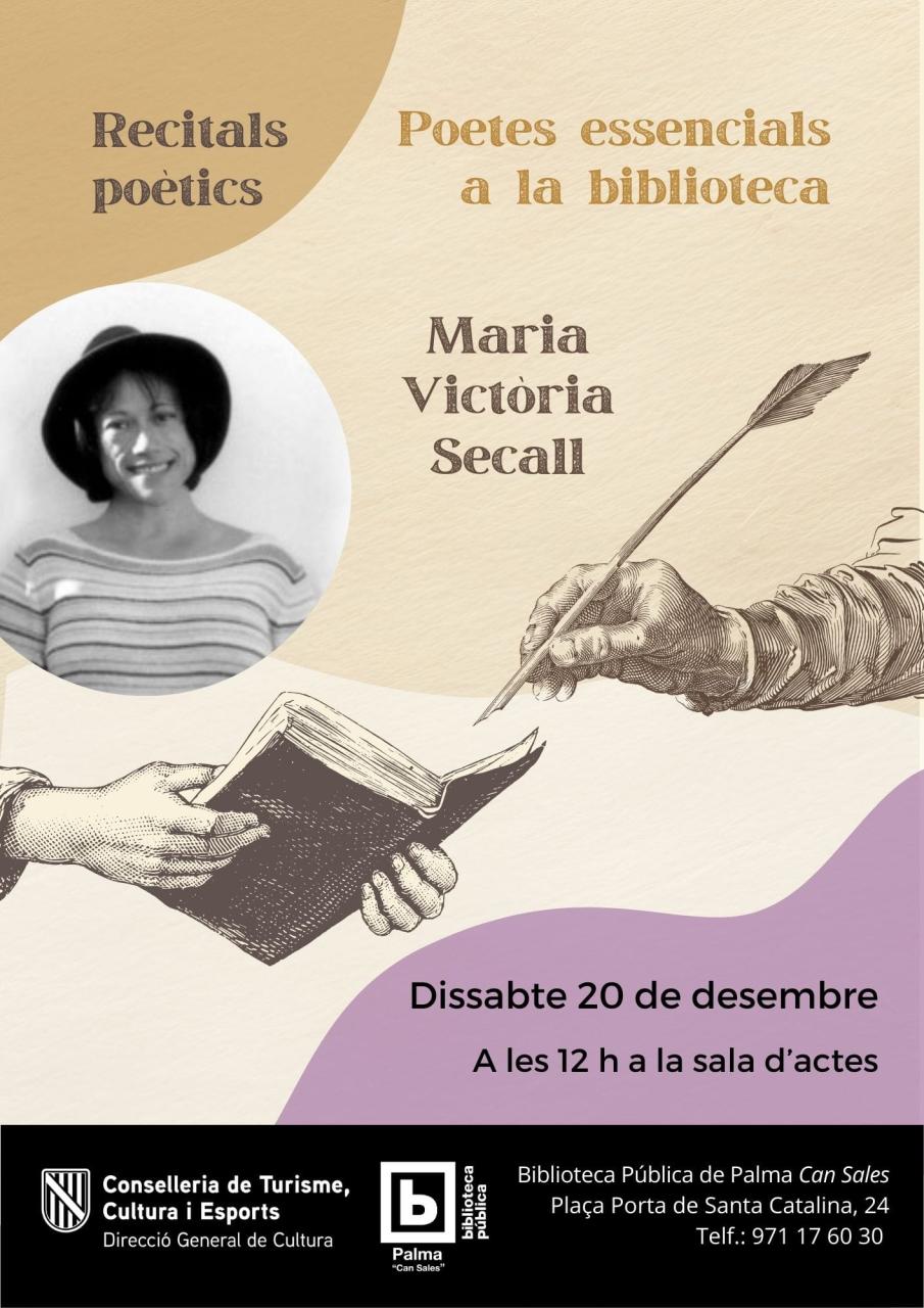 Maria Victòria Secall, proposta de desembre a Can Sales