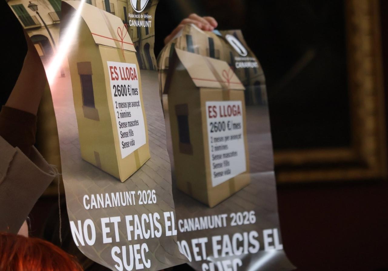 ‘No et facis el suec’, veïns de Canamunt denuncien l’emergència residencial