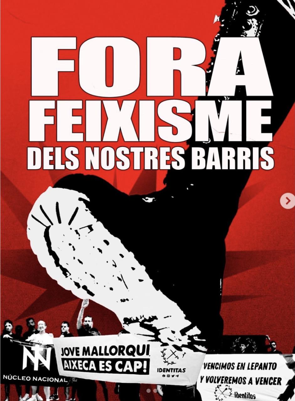 El col·lectiu Antifeixistes Mallorca denuncia un acte d’una organització neonazi