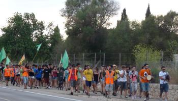 La marxa va ser animada i acolorida. En arribar a Sencelles es va llegir un manifest amb el que es recordà les diverses lluites a favor del territori.