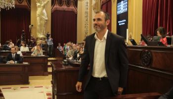 Biel Barceló dijous passat al Parlament de les Illes Balears.