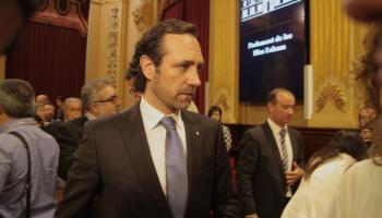 Bauzá al Parlament el dijous passat.