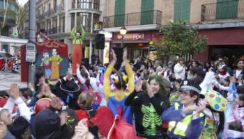 A la plaça de la Bassa de Manacor hi hagué fins i tot animació. Foto: G. Mas.