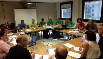 15-07-2015 Foto de la Mesa Sectorial celebrada aquest dimecres