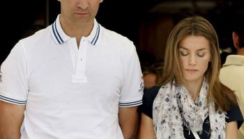 Els Prínceps han assistit al minut de silenci en record als guàrdies morts la setmana passada a Calvià.