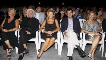 Fluxà, Munar i Nadal abans de començar el recital.