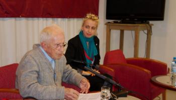 Climent Garau durant un dels seminaris que el Grup Blanquerna ha organitzat.