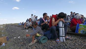 Refugiats a Hongria.