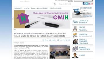 Imatge de la nota de premsa al web de Cort on apareix la 'nova denominació'.