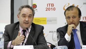 Ferran Adrià compartí roda de premsa amb Joan Mesquida.