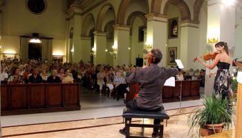 Concert de cambra obert a la ciutadania per a protestar contra la situació dels músics.