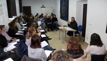 El Bisbe dirigeix una jornada de formació social per a Càritas.