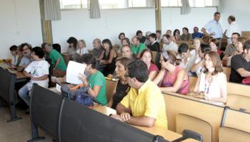 Trobada a la UIB de part del sector educatiu. 