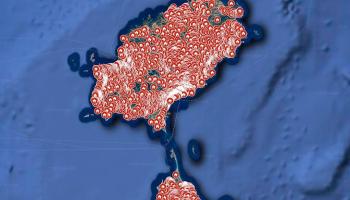Les dades de geolocalització ha permès a Terraferida crear un mapa amb la distribució sobre el territori.