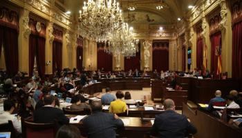 Imatge d'arxiu d'un ple del Parlament balear.