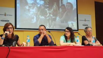 Conferència telemàtica per confeccionar part de l'equip que acompanyarà a Laura Camargo.