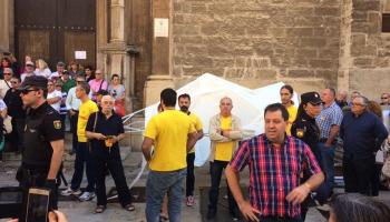 L'ASM denuncia a la Policia les agressions dels espanyolistes a la taula informativa