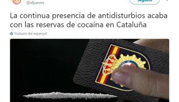 Sindicats policials denuncien 'El Jueves' per insinuar que els antiavalots consumiren cocaïna a Catalunya
