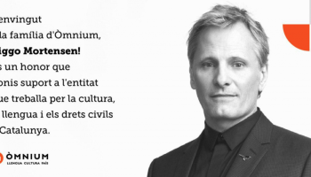 Nou soci d’Òmnium: l’actor nord-americà Viggo Mortensen