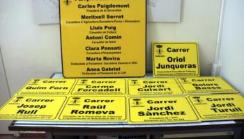 Torrelameu (Lleida) dedica els seus carrers a cadascun dels presos polítics i exiliats