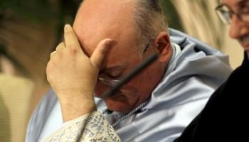 Deyá, ahir, durant l'acte d'inauguració del curs acadèmic de la UIB. 