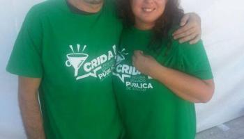 "Willy Toledo, sempre amb les causes justes i la lluita de classes per una societat més justa, igualitària i democrática, ens va transmetre tot el seu suport a la lluita de les Balears contra la Lomce, el TIL, les retallades i les imposicions", diu l'àrea educativa d'EU Balears.