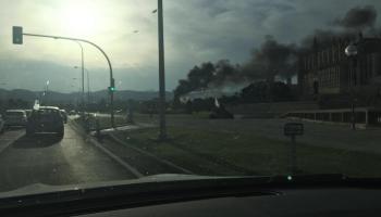 Crema un altre autobús de l'EMT a Palma