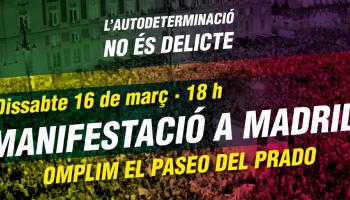 L'ASM participarà a la manifestació contra el judici a l'1O