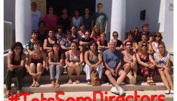 La solidaridad con los directores de institutos expedientados no desfallece y se expande.