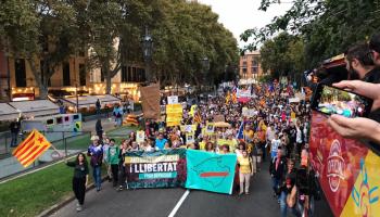 La manifestación ha transcorregut de forma pacífica.