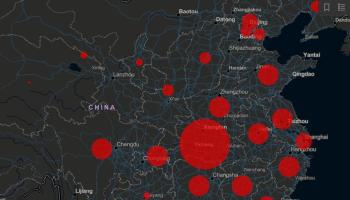 Un mapa permet seguir l'evolució del coronavirus en temps real