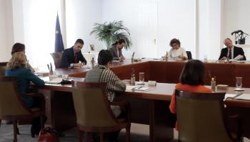 Imatge del Consell de Ministres extraordinari celebrat aquest dissabte.