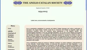 Web de la institució on han penjat el comunicat.