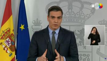 Sánchez anuncia que els treballadors no essencials s'hauran de quedar a casa durant 15 dies.
