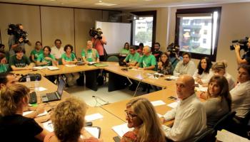 La Mesa Sectorial d'Educació d'aquest dimecres.