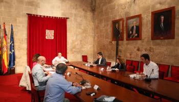 Imatge de la Mesa de Diàleg Social celebrada aquesta setmana.